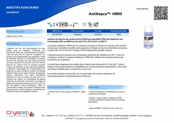 Cryopep Antihepca™- HRRS