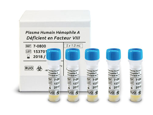 PLASMA HEMOPHILE A FACTEUR VIII <1%