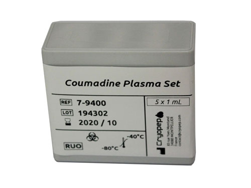 Coumadine Plasma Set